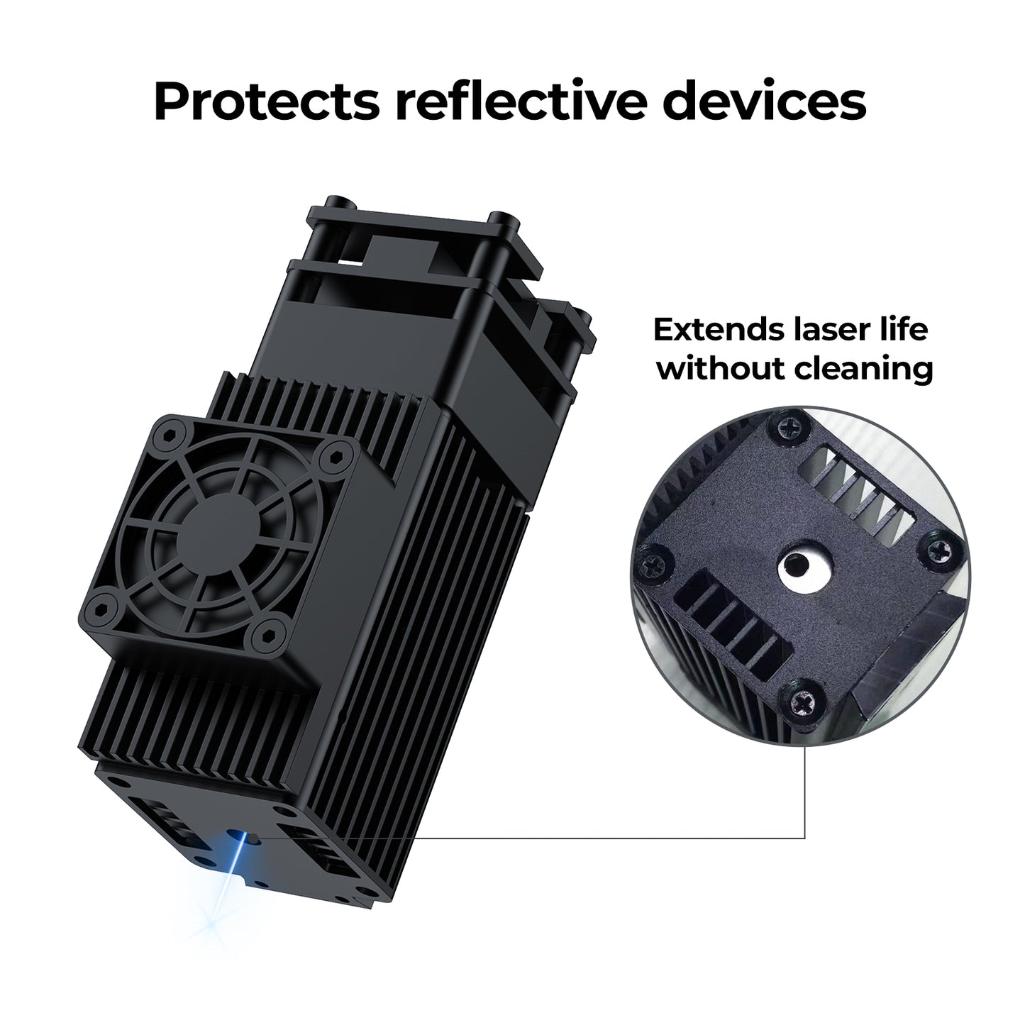 Xwitzeal Optical Diode Laser Module for V2 V3 V8 X1 Laser Machine (10/20W)