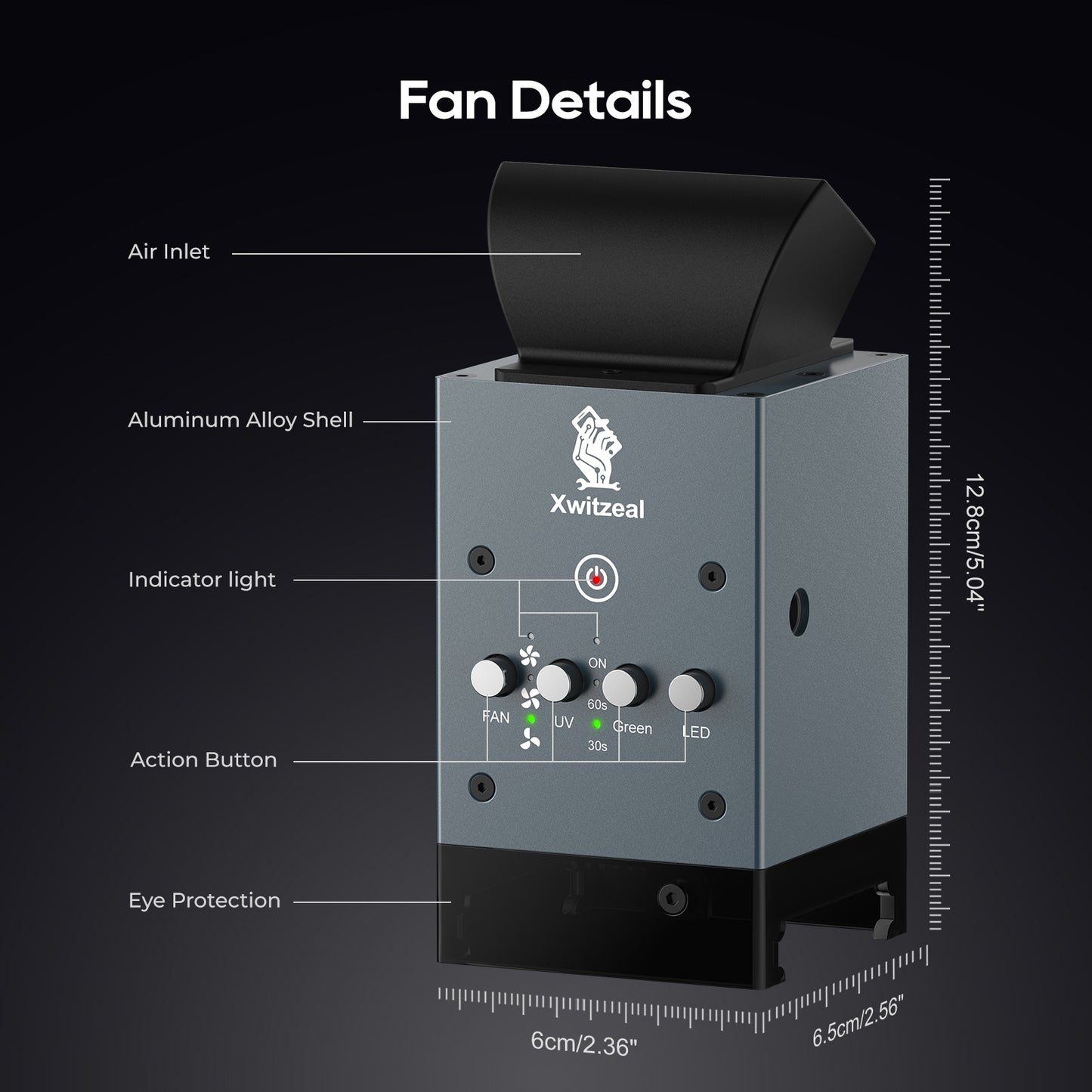 UV Cooling Curing Fan 5-in-1 Repair Tools for Mobile Phone Motherboard Chip