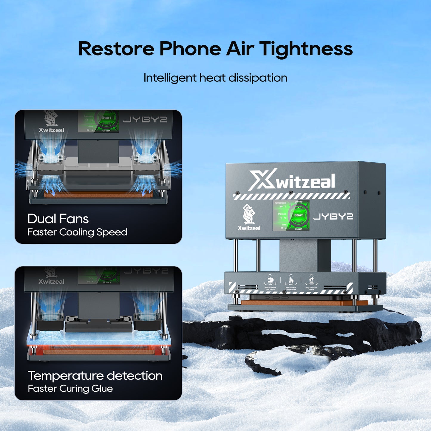 Xwitzeal JYBY2 Universal Mobile Phone Pressure Holding Machine
