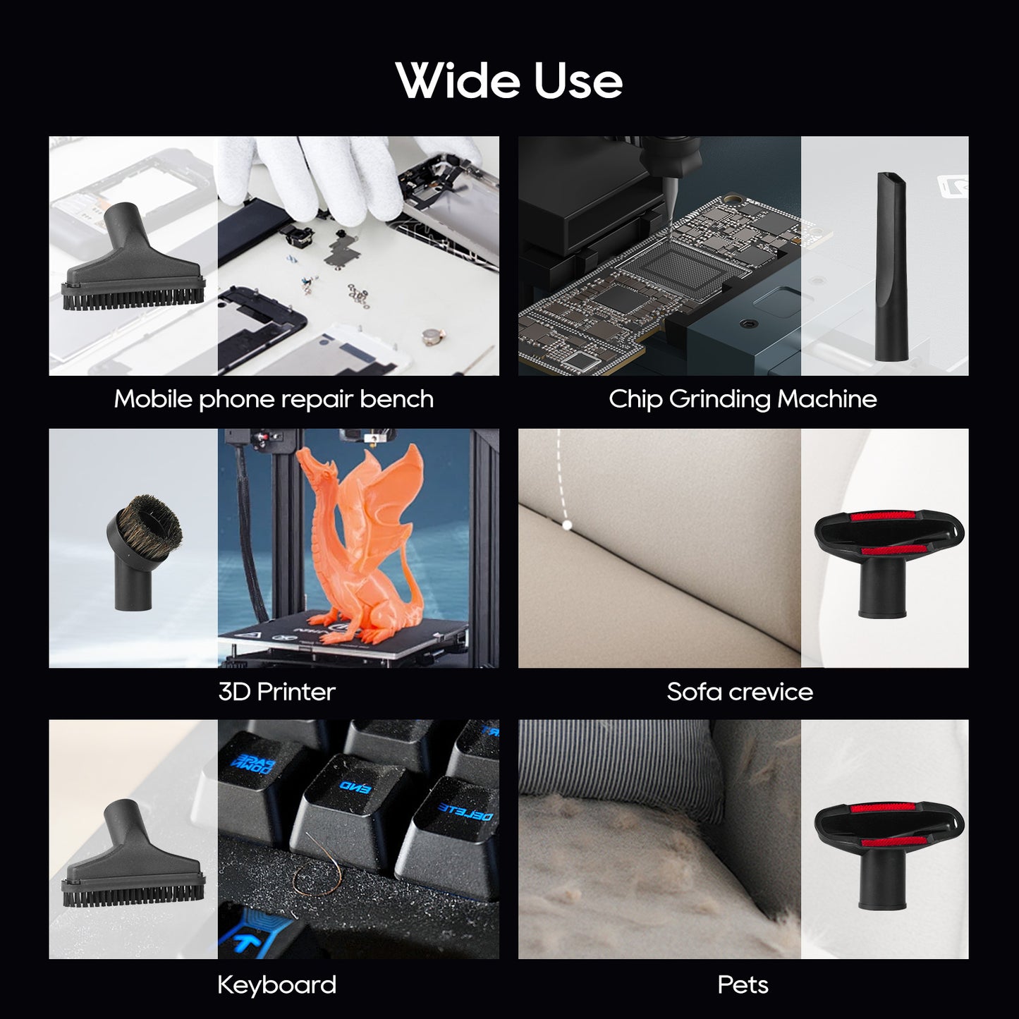 Xwitzeal 22000PA High-Pressure Vacuum Cleaner for Phone Repair