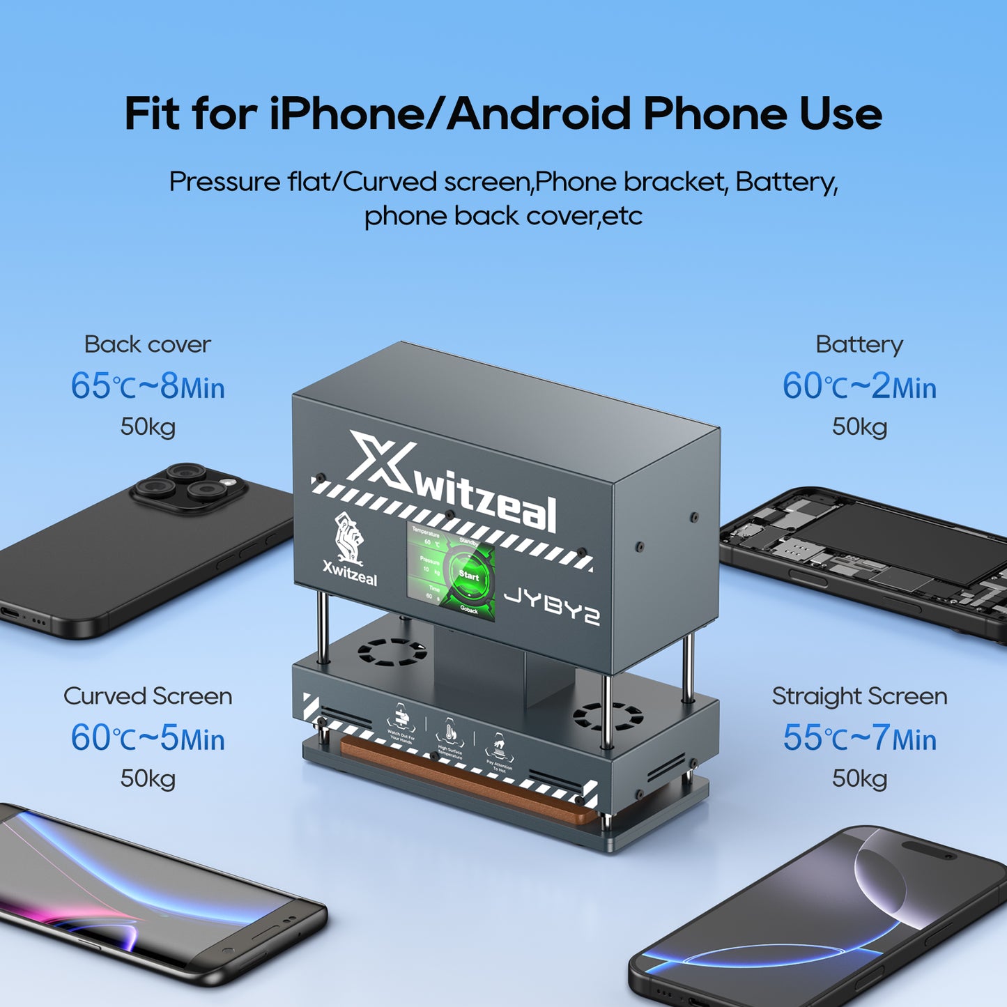 Xwitzeal JYBY2 Universal Mobile Phone Pressure Holding Machine