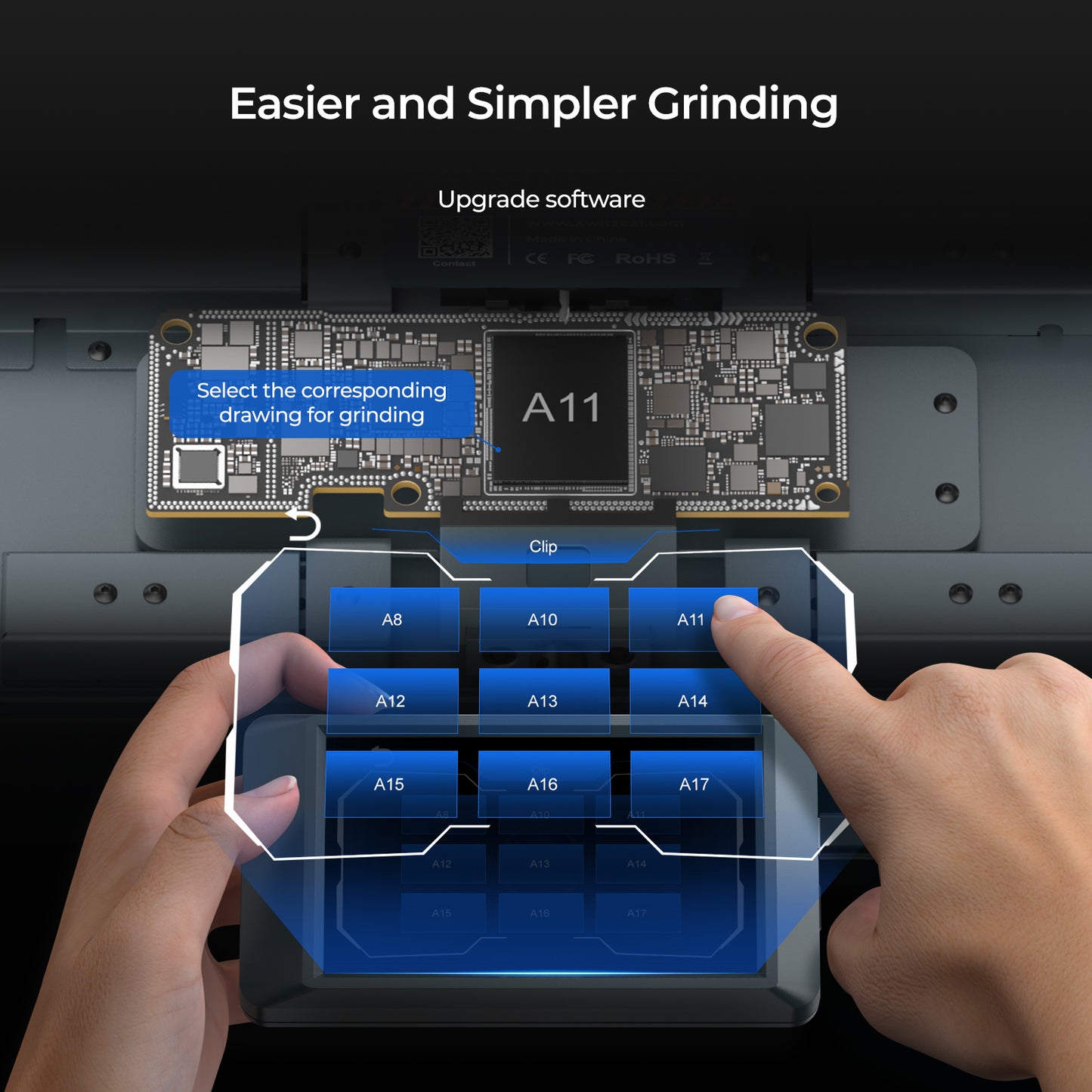 Grinding Sensor for Update Q1 Machine
