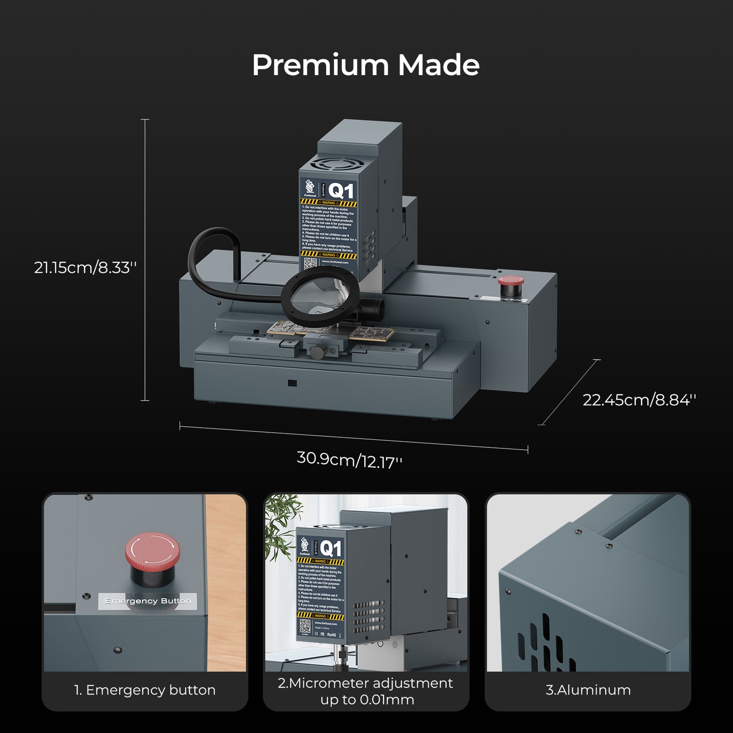 Gen 2 Q1 Automatic IC Chip Grinding Machine 26000 PRM -Xwitzeal