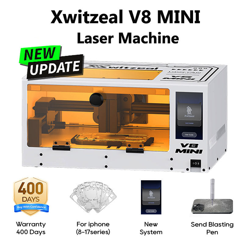 Xwitzeal V8MINI Automatic Laser Glue Removal Machine for iPhone