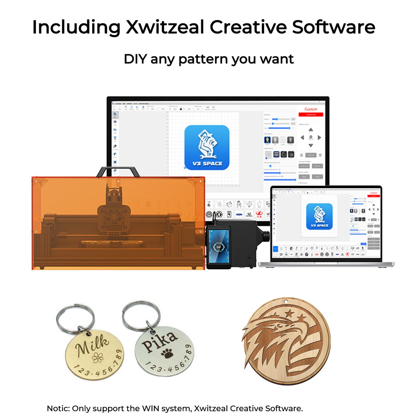 Xwitzeal® V8 Ultra Laser Pro Machine for iPhone 8-16 Back Glass Repair