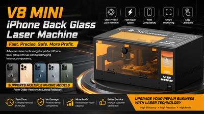 🔥 V8 MINI iPhone Back Glass Laser Machine: The Fastest Way to Repair iPhone Back Glass in 2026