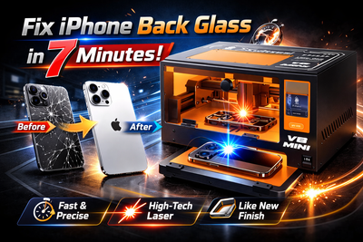 The 7-Minute Back Glass Fix: Why the V8 Mini Laser Machine Is a Game-Changer