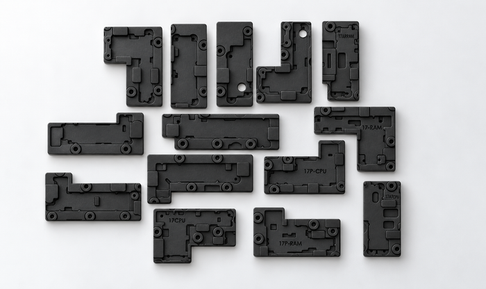Q1 CNC Grinding Fixture Mold for iPhone 11 to 17 Series Chips