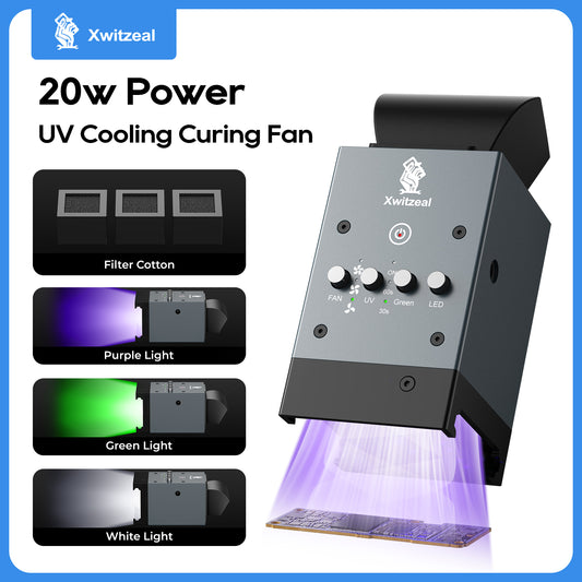 UV Cooling Curing Fan 5-in-1 Repair Tools for Mobile Phone Motherboard Chip