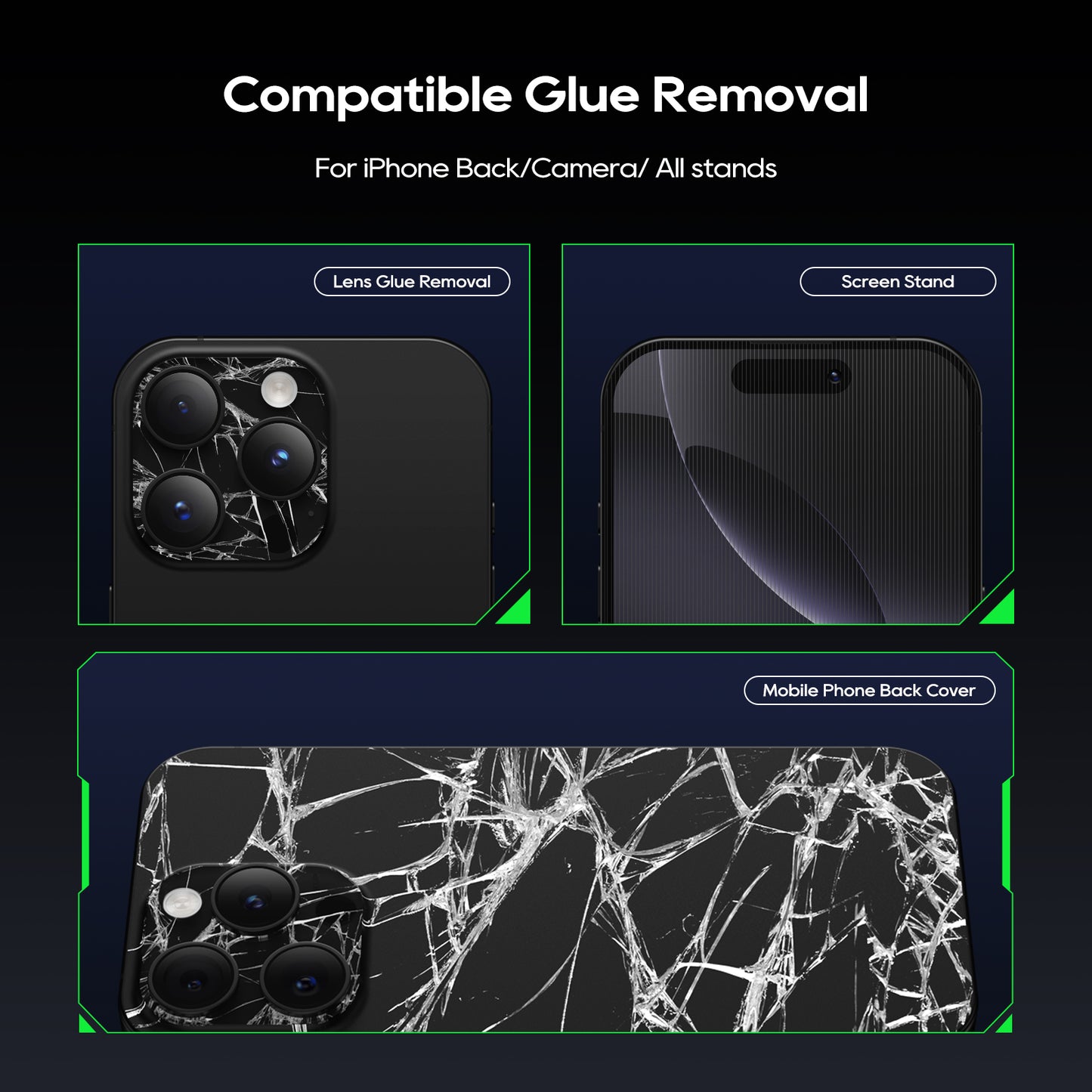 Xwitzeal V8 MINI Laser Removal Iphone Back Glass