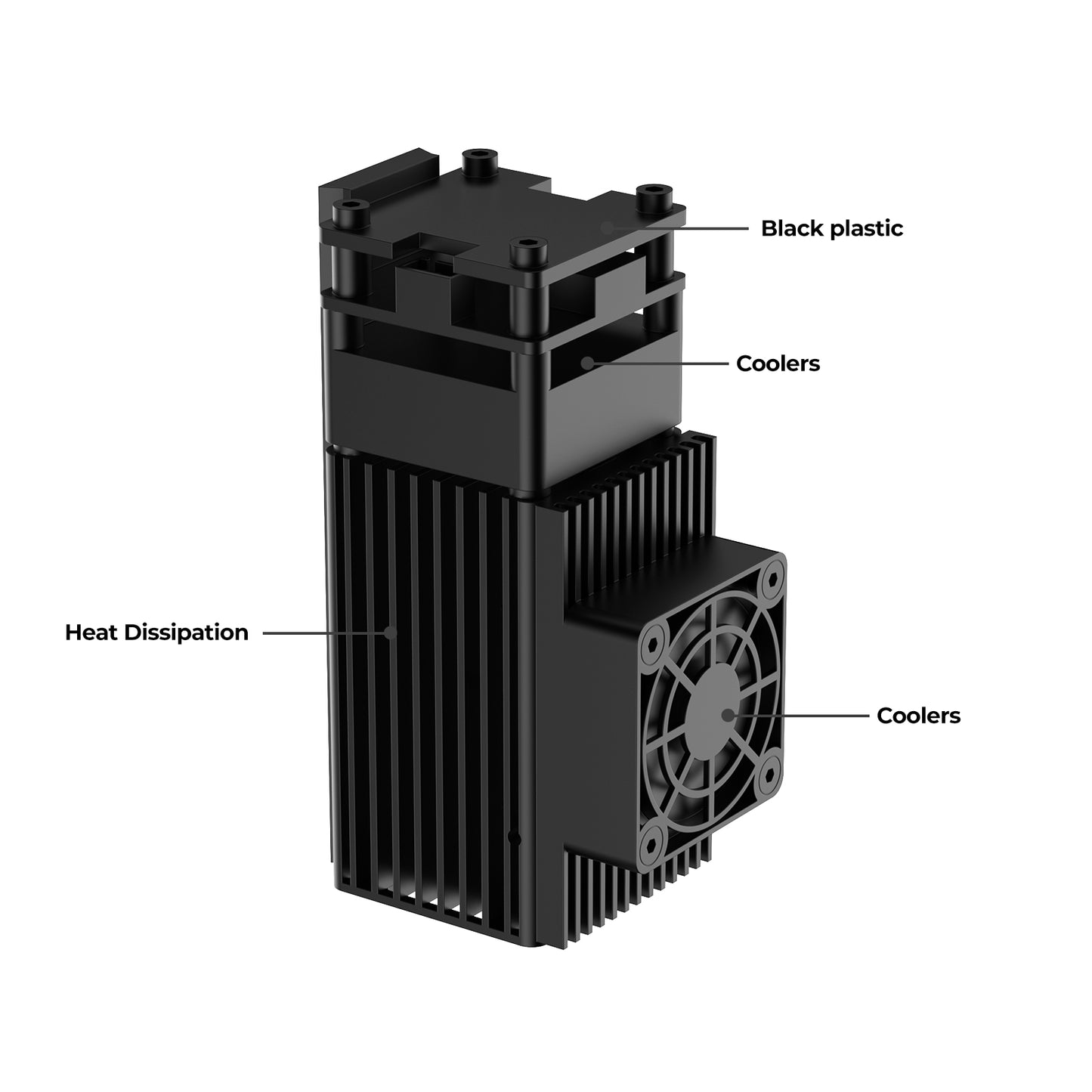 Xwitzeal Optical Diode Laser Module, 450nm Auto Focus Laser Module for V3 Laser Machine