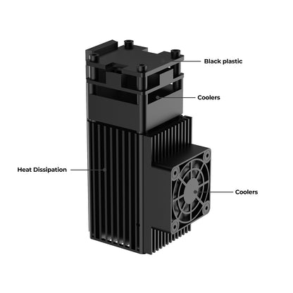 Xwitzeal Optical Diode Laser Module, 450nm Auto Focus Laser Module for V3 Laser Machine