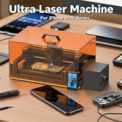 iPhone back cover glue removal laser