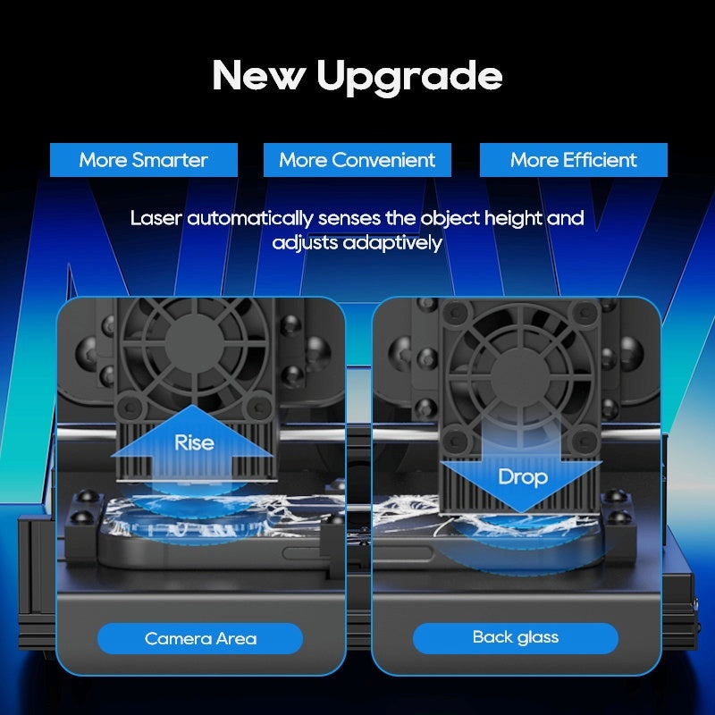 iPhone back glass laser removal machine