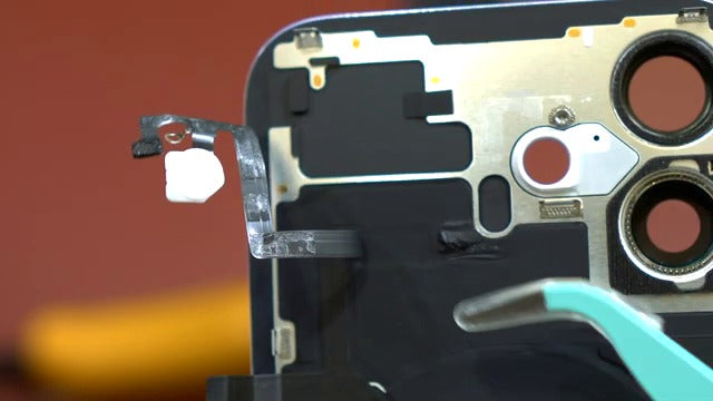 Avoid tearing flex; tiny sensor risk